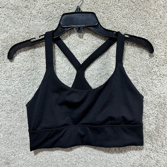 Natori Impulse Racerback Sports Bra Women's Medium‎ Black Wire Free Scoop Neck - Picture 3 of 12